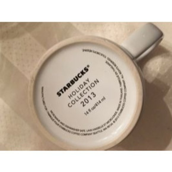 Starbucks Coffee Cup 2013 Christmas Holiday Collection 14 oz Mermaid Mug - Picture 4 of 5